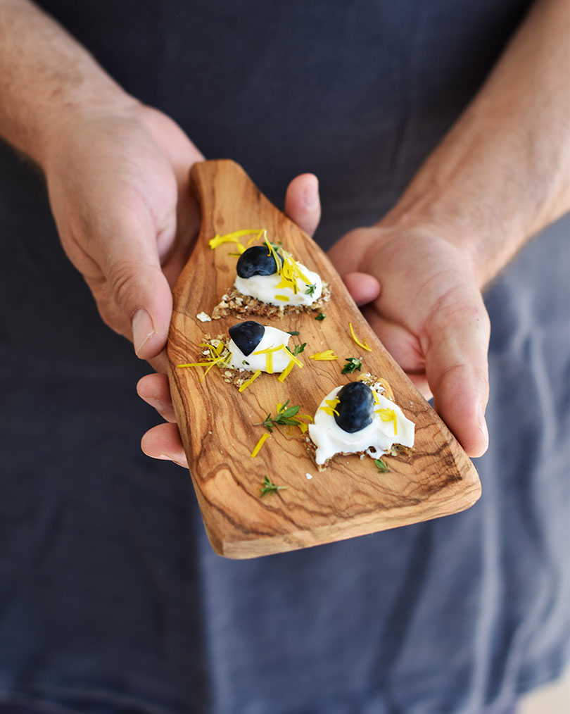 Goat cheese tapas